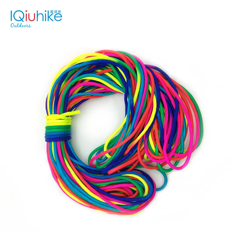 IQiuhike 31Meter Colorful Paracord 550 Parachute Cord Lanyard outdoor paracord 7 Strand Climbing Camping survival equipment