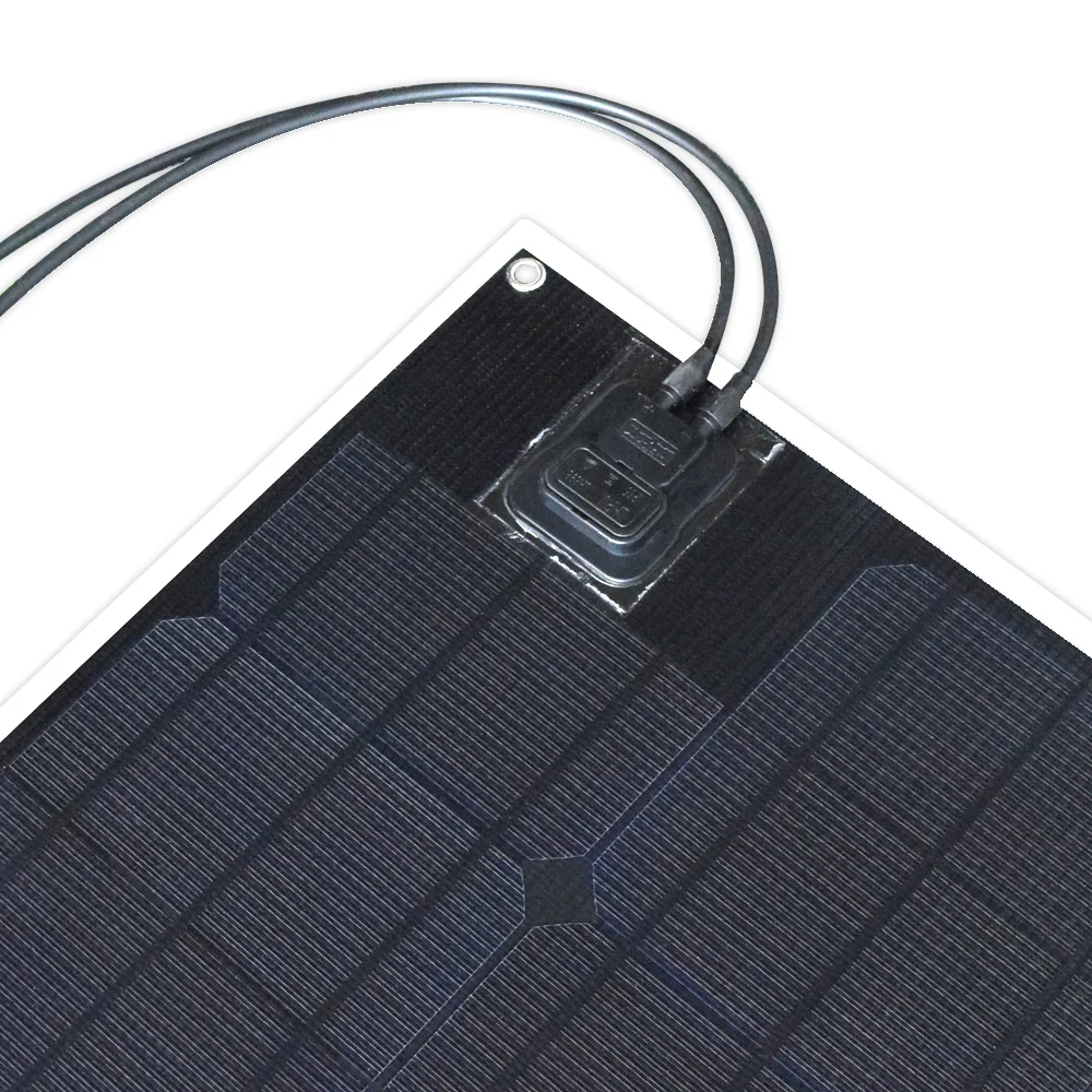 outdoor ETFE Flexible Solar Panel 100W Monocrystalline Solar Cell for Car/Yacht/Steamship 12V 100 Watt Solar Battery