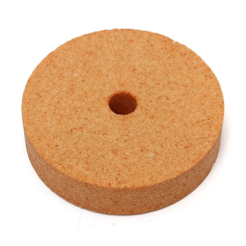 Baru OD75 * ID10 3 "Grinding Batu Wheel Polisher Disc Pad dengan 8 Mm Betis untuk Bor Listrik Bekerja rotary Alat