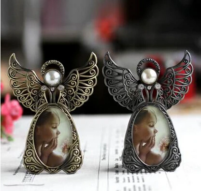 Angel-like photo frames for children, mini picture frame, Pearl Art, wedding decoration, xc003