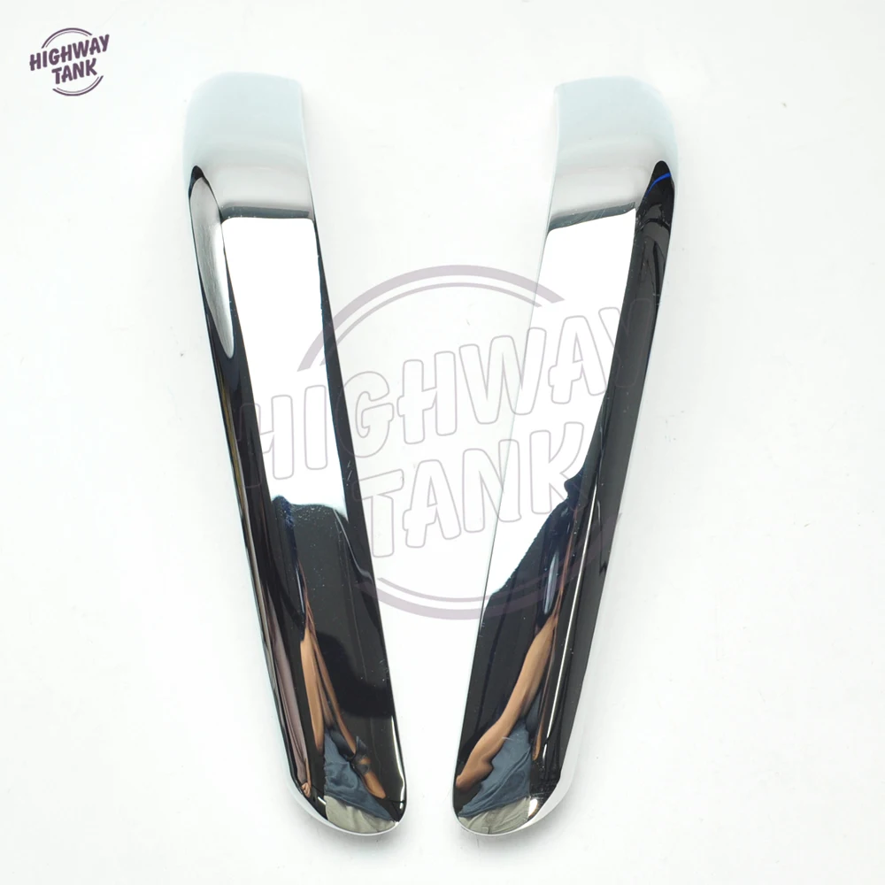 Chrome Aluminum Motorcycle Rear Saddlebag Panel Moldings Decoration Strips case for Honda GL1800 GOLDWING 2001-2011