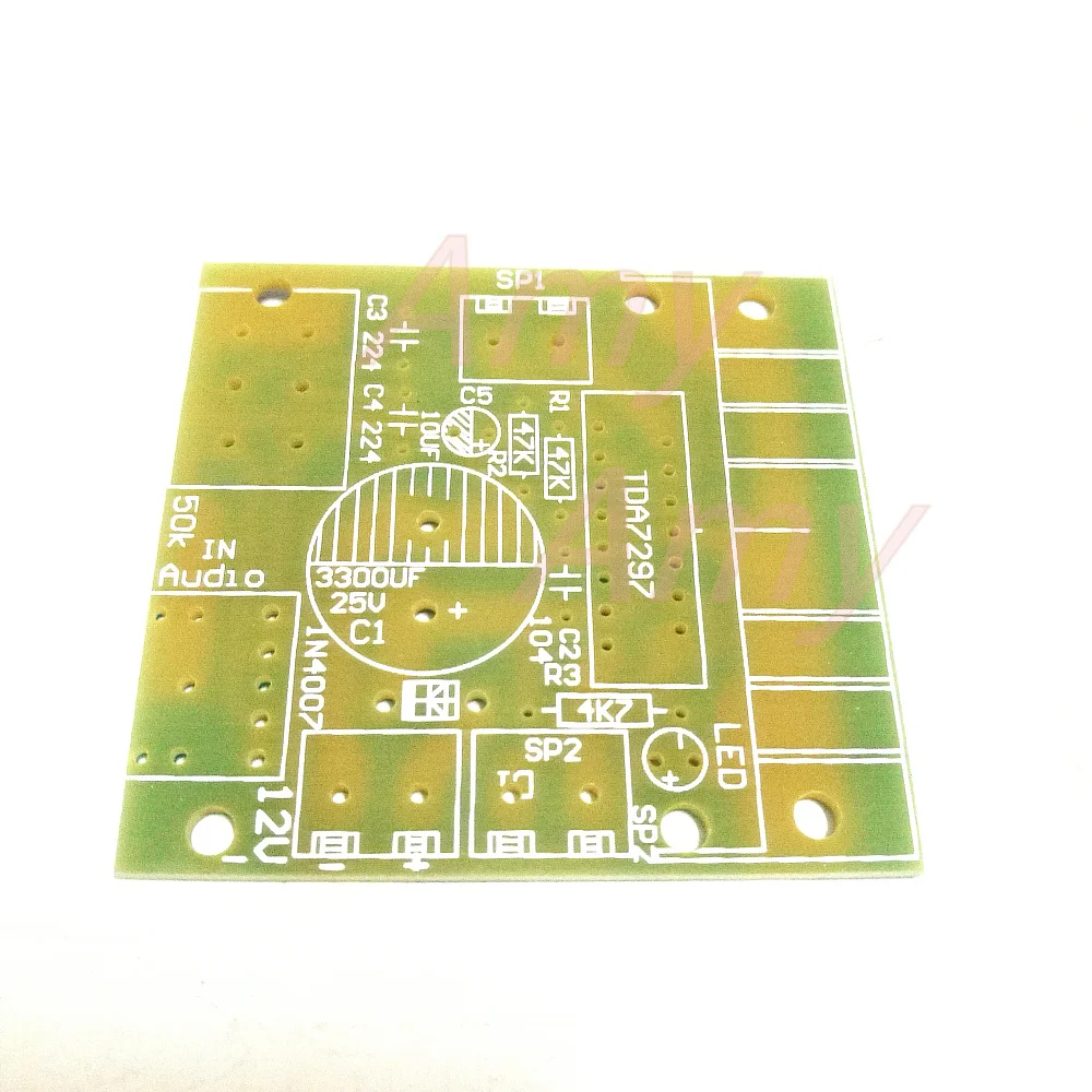 10pcs/lot  TDA7297 amplifier board dual-channel noise amplifier module amplifier board PCB board space board