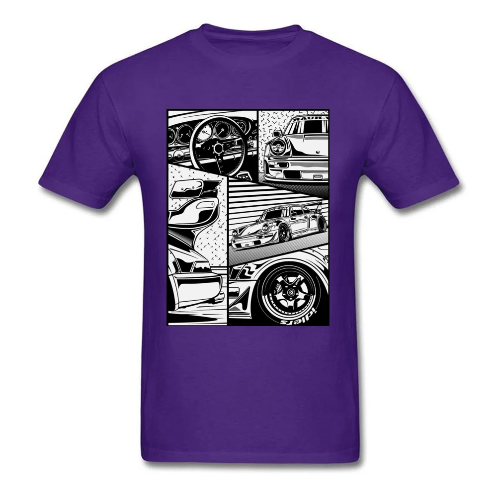 Japanese Car Details Structure Tshirts Auto Car Summer Fall 100% Cotton O-Neck Men T Shirt Short Sleeve Printed Clothes