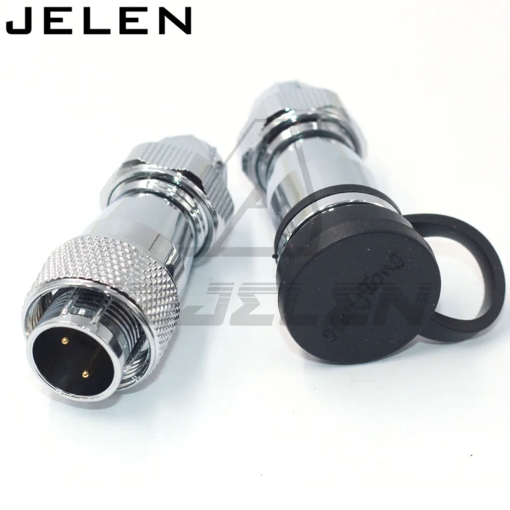 Compatible WEIPU WS16 series connector 2 3 4 5 6 7 9pin male and female, M16 Docking connector power cable wire plug socket