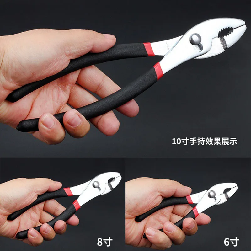 free ship Slip Joint Pliers Multi Functional Auto Repair Clamp Tool 6/8/10 inch Adjustable Fishtail Pliers Fish Nose Pliers Tool