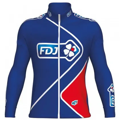 WINTER FLEECE THERMAL Long Cycling Jerseys 2017 FDJ  Team 2 COLORS Mtb Long Sleeve Men Bike Wear Cycling Clothing