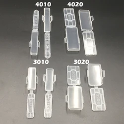 100pcs 4010 40x10mm 40*10 4020 40x20mm 40*20 Transparent Clear Waterproof Wire Sign Cable Tie Marker Labeled Tag Box