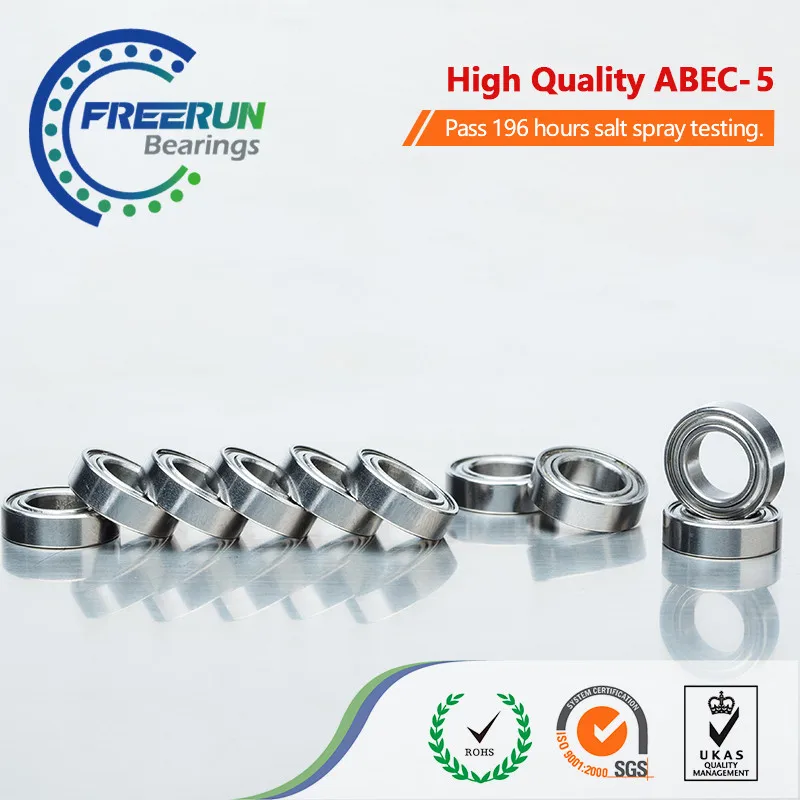 ABEC 5 440C Stainless Steel 50PCS SMR115 S623 S693 SMR104 SMR147 SMR128 ZZ Shield Miniature Ball Bearing for fishing fly reels