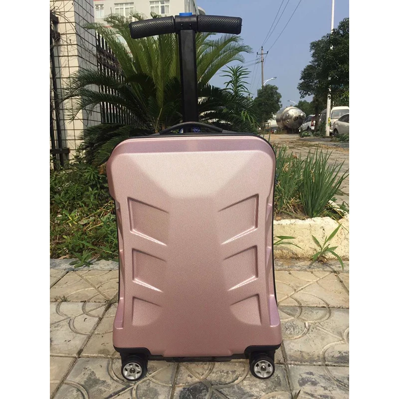 Letrend New Fashion Unique EVA Skateboard Rolling Luggage 21 inch Business Women Men Trolley Suitcases Student Travel Bag Trunk