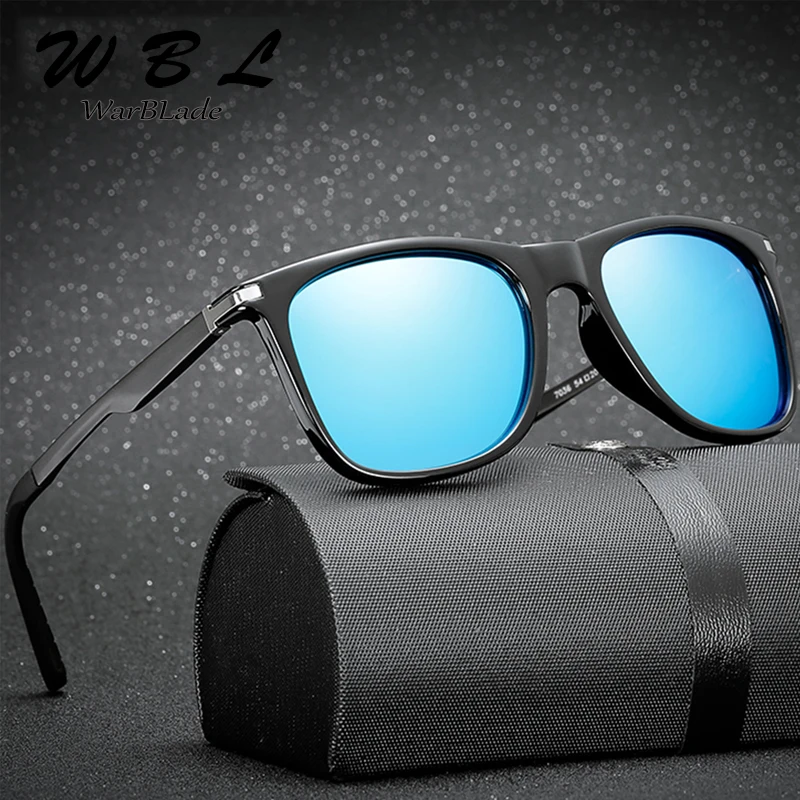 

WarBLade Polarized Men Sunglasses brand designer Retro Square Sun Glasses Accessories Unisex driving goggles 2019 Hot