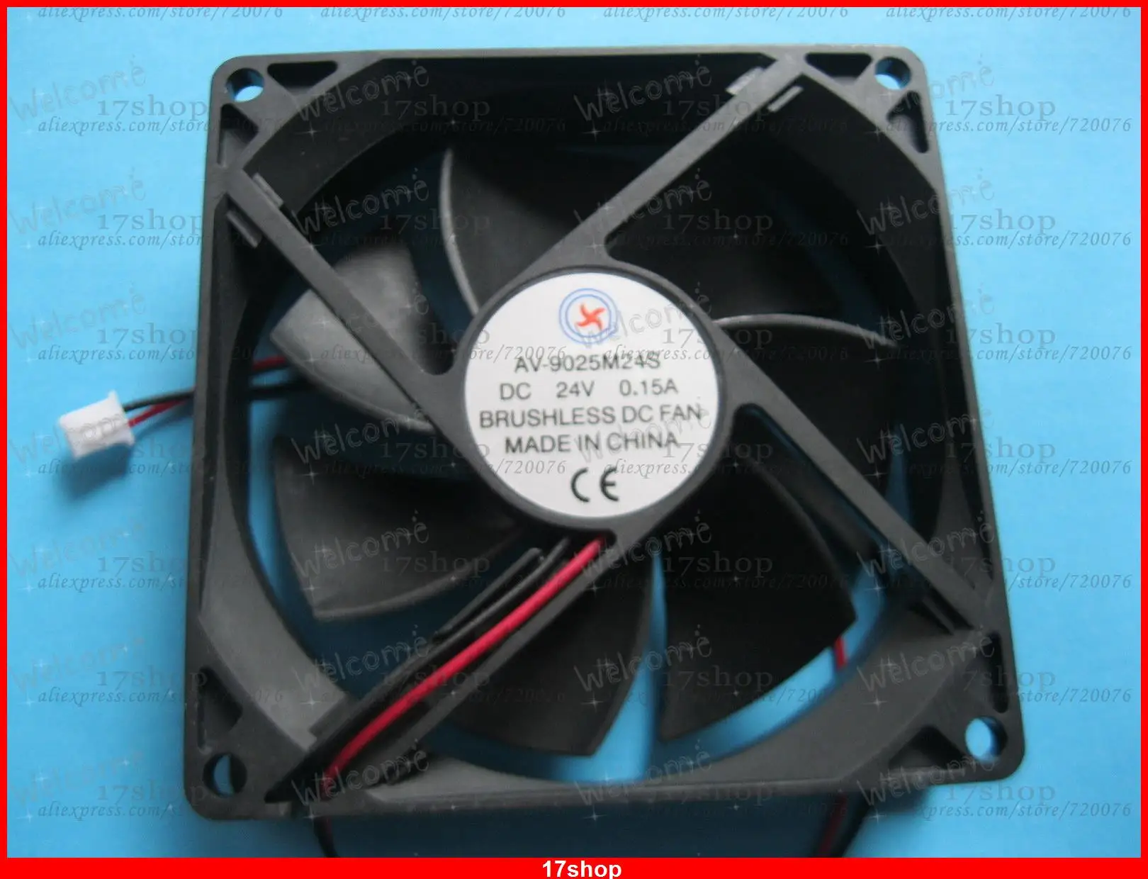 

1 pcs Brushless DC Cooling Fan 24V 9025S 7 Blades 92x92x25mm 2 wire 9025