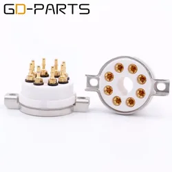 8Pin Octal ceramiczne gniazdo lampy zawór podstawa rury dla EL34 KT88 6550 6L6 GZ34 5881 274B 5AR4 w stylu Vintage wzmacniacz rurowy Hifi Audio DIY