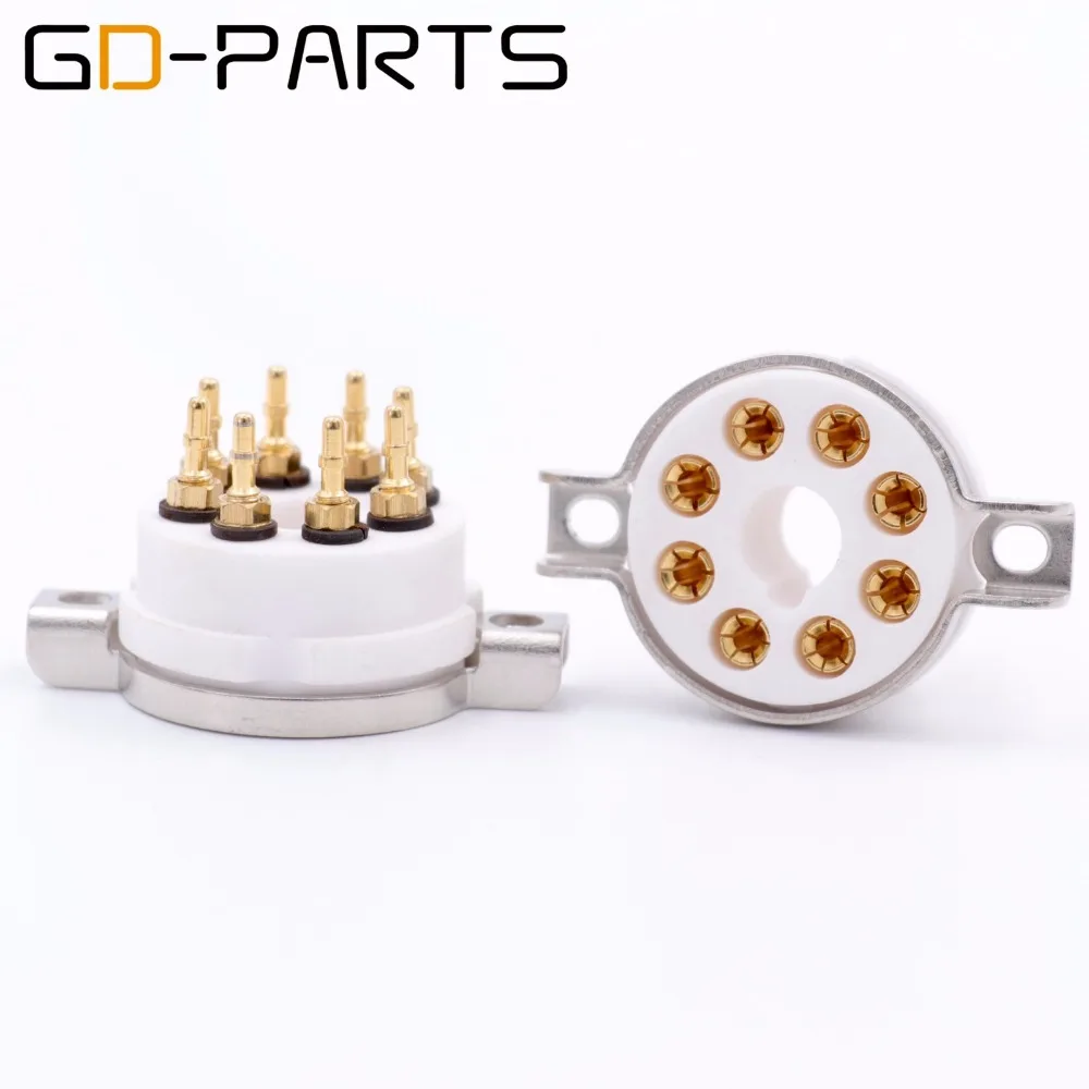 8Pin Octal Ceramic Tube Socket Valve Tube Base For EL34 KT88 6550 6L6 GZ34 5881 274B 5AR4 Vintage Tube AMP Hifi Audio DIY