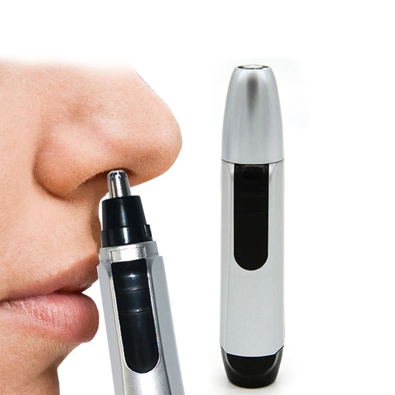 Portable Electric Nose Ear And Face Trimmer, Cleaning Shaver Remover Clipper For Men Neck And Nose Tool