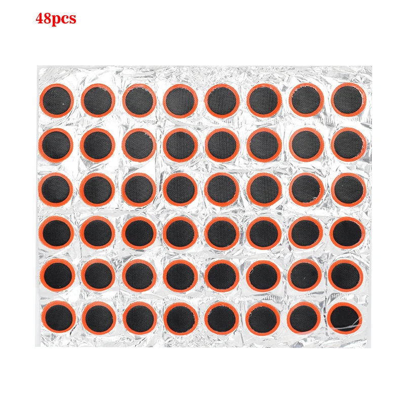 24pcs / 48Pcs Bicycle Bike Puncture Maintenance Tire Tyre Rubber Patch MTB Mountain bike Bicycle Kit Cycling Repairing Tools