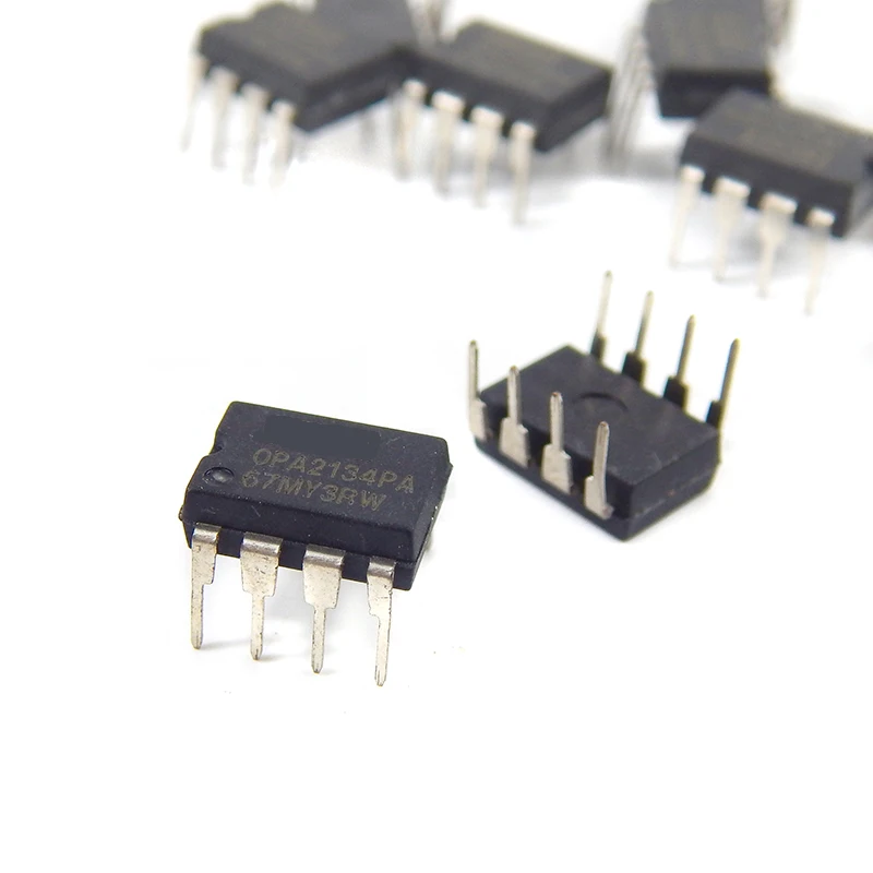 100% Original OPA2134 OPA2134PA DIP Operational Amplifier IC Chip OP AMP For HIFI Audio Amplifier