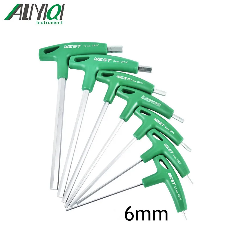 T-handle Hex Key 6mm Allen Screws Tools Hand Tools Hex Key