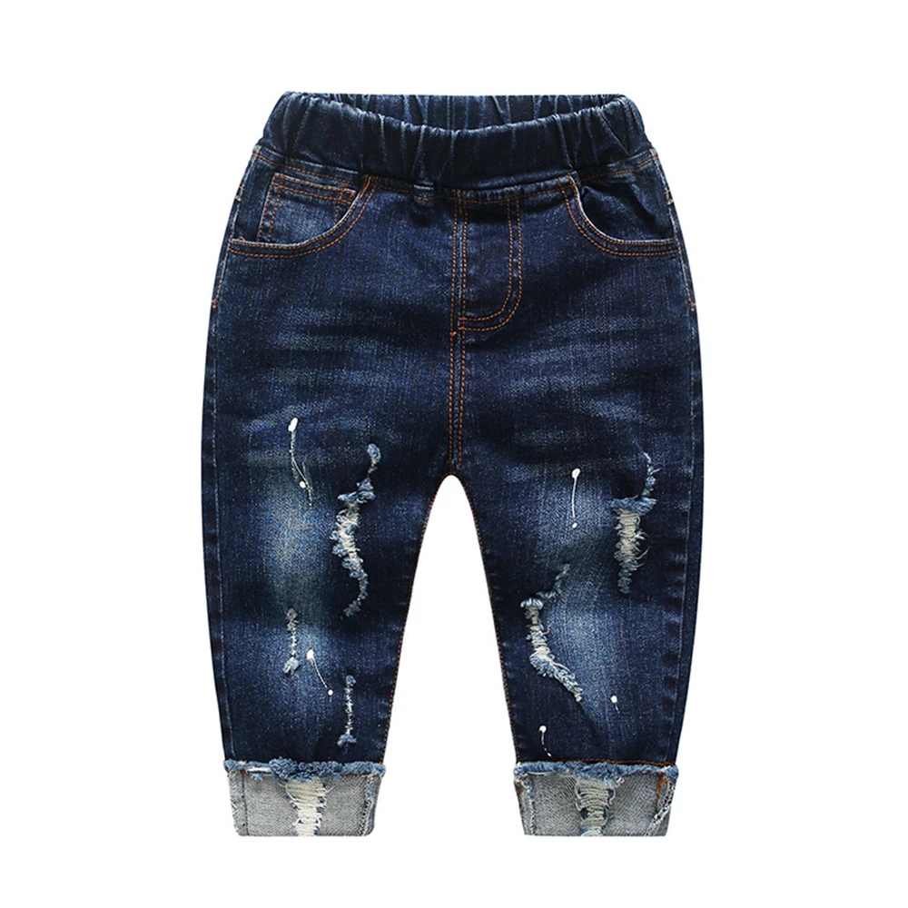 Chumhey 0-6T Spring Autumn Baby Girls Boys Child Kids Jeans Pants Enfant Stretchy Denim Trousers Toddler Clothing 1 2 3 4 5 6