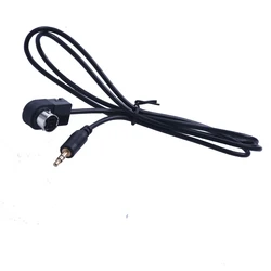 3.5mm Stereo Mini Jack For ALPINE/JVC Ai-NET 4FT 120cm Aux Car Audio Cable Adapter for iPod for iPhone6 MA017-SZ+