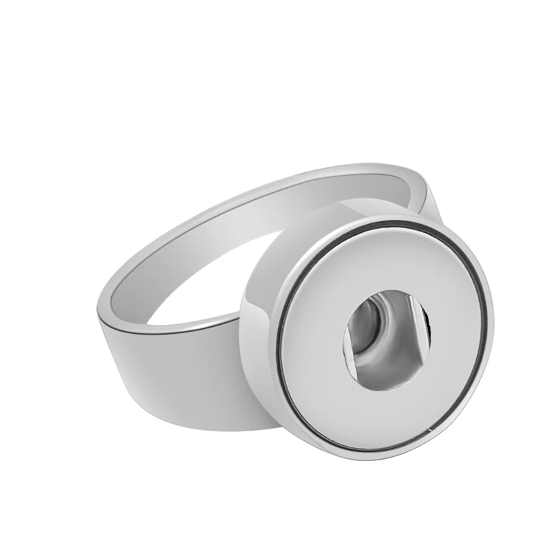 New JZ0017 Simple 316L stainless steel snap rings 4 size fit 12MM snap buttons DIY fittings wholesale