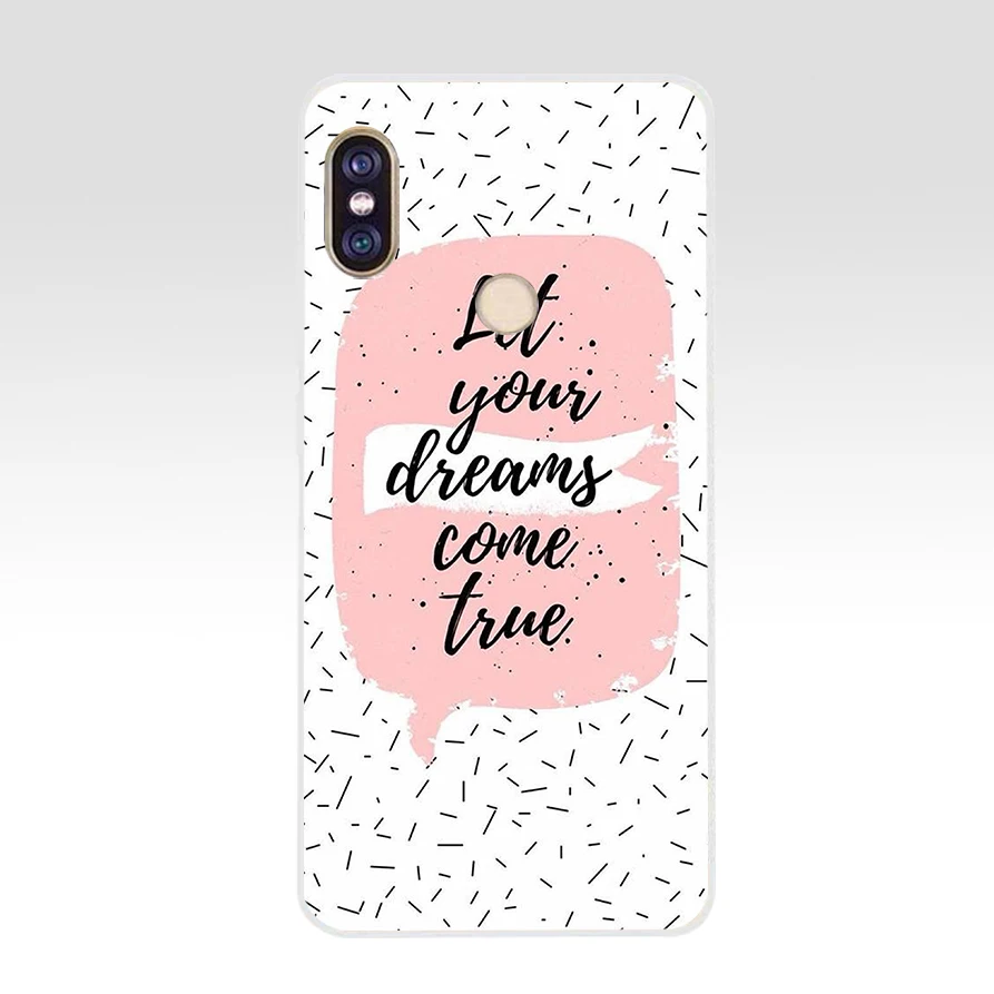 15SD Proverb Phrase Motto Soft Silicone Tpu Cover phone Case for xiaomi redmi 5A 5Plus note 5 5A Pro prime  7