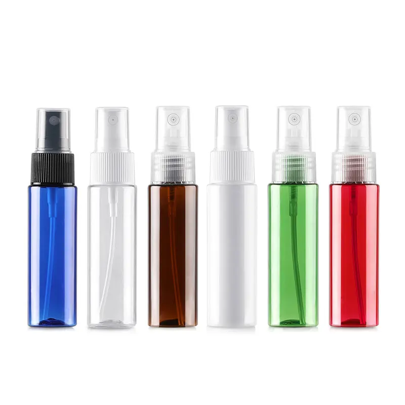 

30ml X 50 Spray Refillable Plastic Bottles For Perfume 1oz Travel Small Bottle With Mist Spray Pump More Colors Available