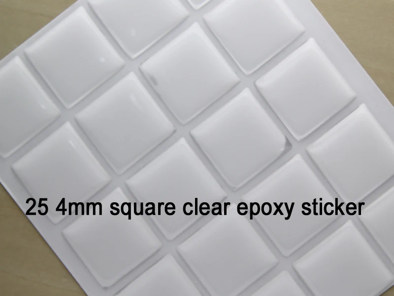 25.4mm plac wyczyść kopułą epoksydowa uszczelka 3D krystalicznie czyste klej epoksydowy koła naklejki DIY biżuteria wisiorki rzemiosło