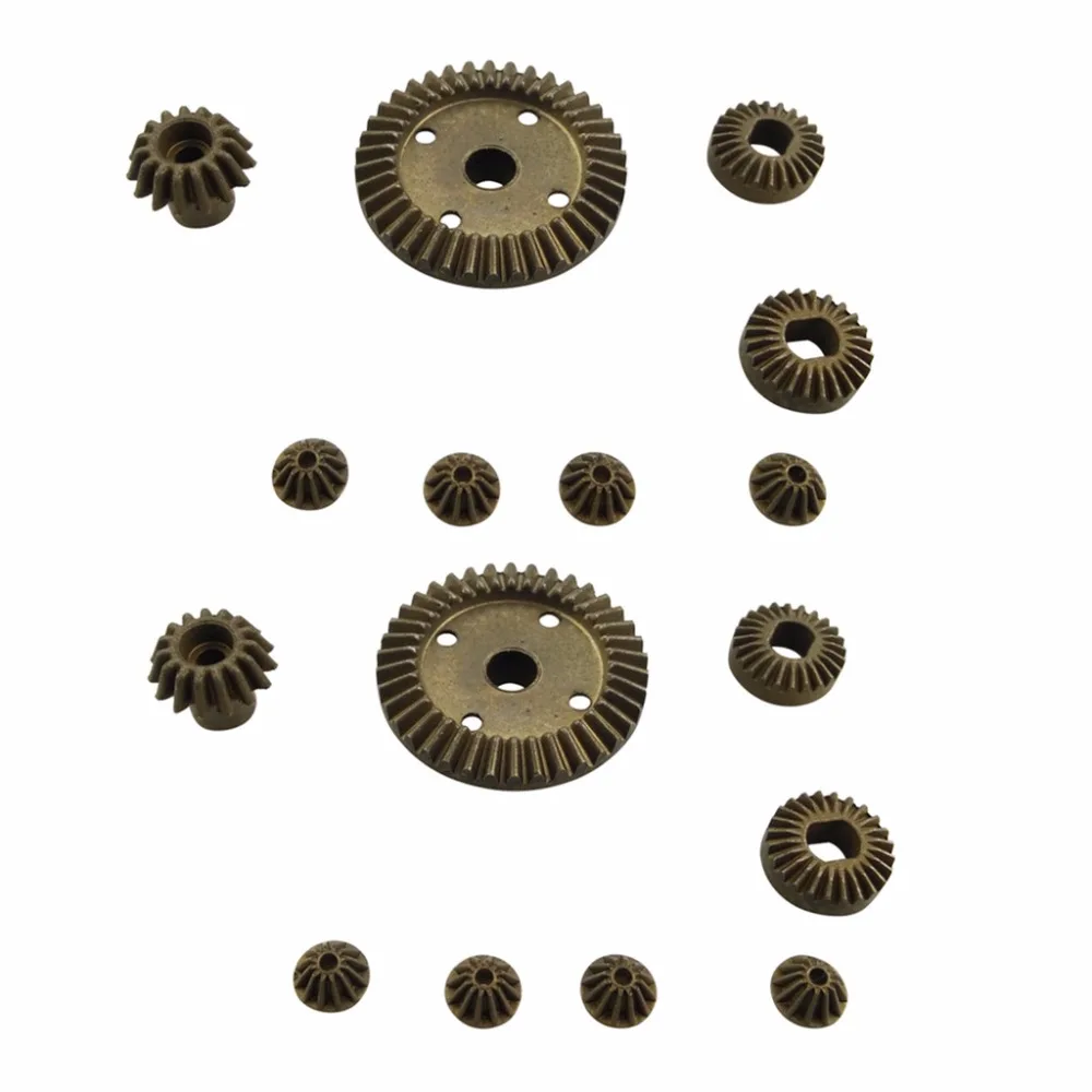 12T 15T 24T 38T Metal Front and Rear Differential / Gear Upgrade Accessory for 1:18 Wltoys A949 A959 A969 A979 184012 RC Car