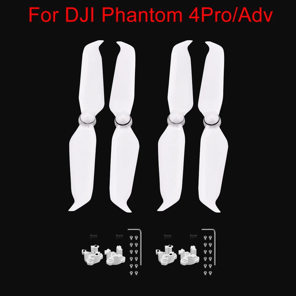 BRDRC 2 Pairs/set 9455S Low-noise Propeller +Mount Base For DJI Phantom 4 Pro/V2.0 /Adv Drone