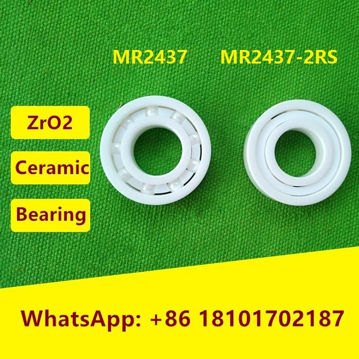 MR2437 MR2437-2RS 24377 MR243707 full ZrO2 ceramic bearing 24x37x7 mm bike wheel hub bearing for BB90 24*37*7