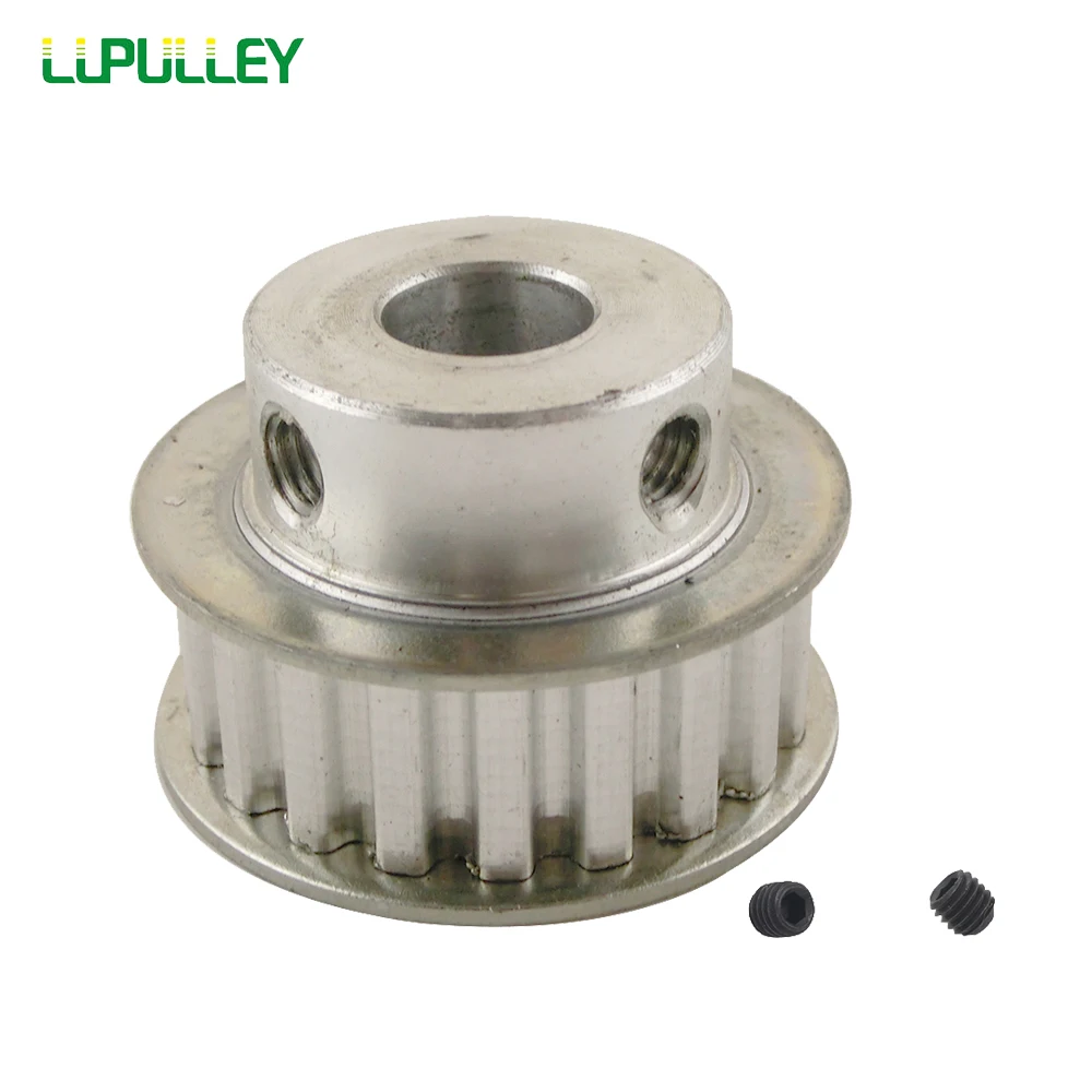 LUPULLEY XL Timing Belt Pulley Set Reduction 2:1/1:2 Ratio 20T:40T Center Distance 124XL Tooth Pulley Belt Kit for Width 10mm