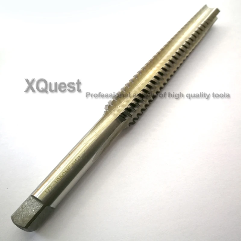 

Xquest HSS Right Hand 29degree included angle ACME THREAD TAP Tpi 3/8 7/16 1/2 Trapezoidal Acme screw threads taps 5/8 3/4 7/8 1