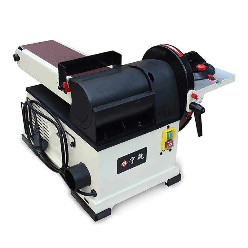 JBDS-4115II Home Multi-function Polishing Machine New Belt Machine Small Desktop Vertical Woodworking Sander Polishing Knife