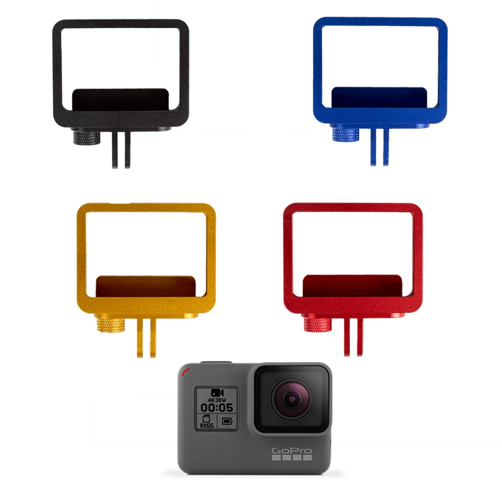 アルミ合金フレームボーダー保護スケルトンハウジングケースシェル GoPro ヒーロー 7 6 5 黒 Editon アクションカメラアクセサリー