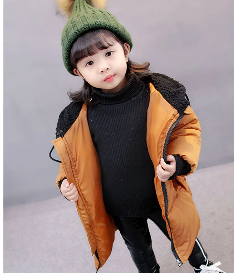 COOTELILI Winter Jackets For Girls Boys Winter Overalls For Girls Warm Coat Baby Boy Clothes Children Clothing 80-130cm