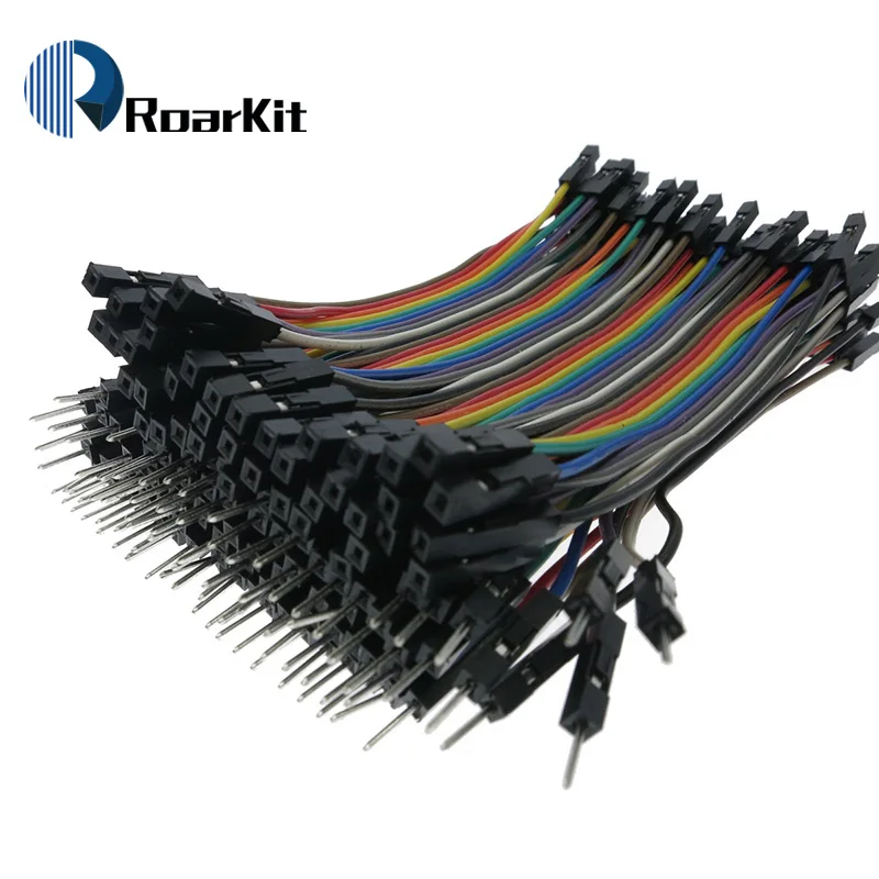 40-120pcs Dupont Line 10CM 40Pin Male to Male + Male to Female and Female to Female Jumper Wire Dupont Cable for Arduino DIY KIT