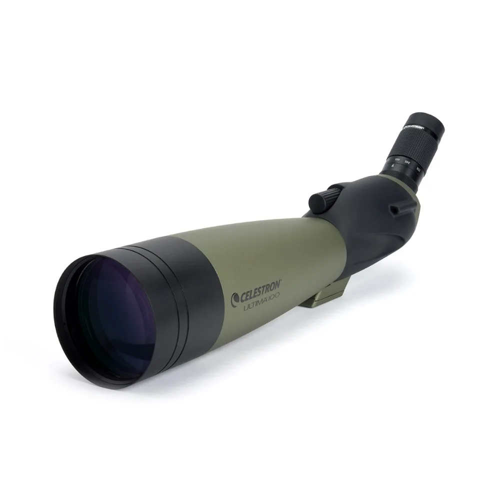 Celestron ULTIMA100 45 Degree Spotting Scopes 22x-66x Zoom Telescope Multi-Coated Waterproof for Bird Watching Hunting Travel