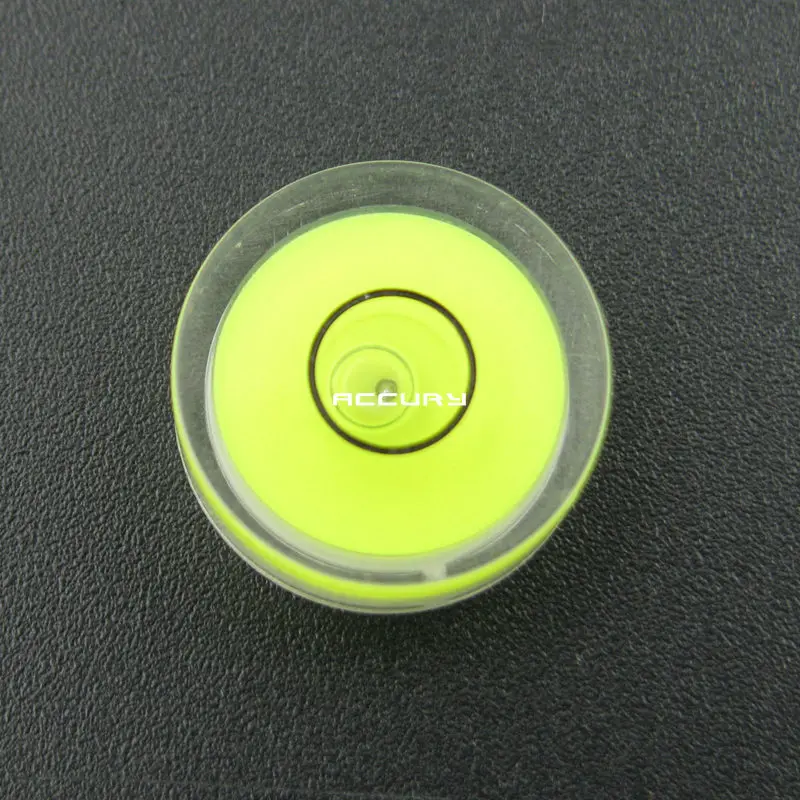 (100pieces/Lot) Size 15*6mm Precision bubble level water level indicator Universal level Round Acrylic vial for Camera