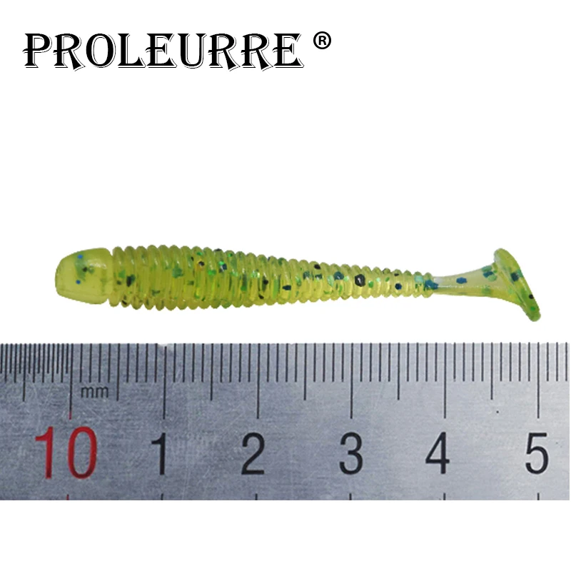 Proleurre Saturn Worms 0.7g 4.5cm Soft Baits Carping Fishing T Tail Silicone Maggot Worm Wobblers Pesca Fishing Accessories