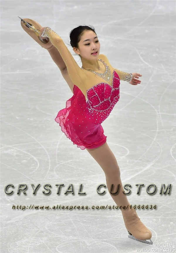 Custom Figure Skating Dresses For Girls Fashion New Brand Competition Ice Skating Dress  DR3348