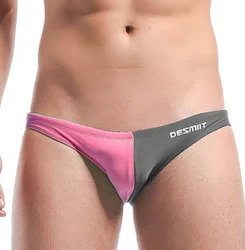 Uomo Costumi Da Bagno A Vita Bassa Nuotare Slip Uomo Sexy del Bikini del Costume Da Bagno Shorts Spiaggia di Nuoto Cueca 1 pezzo Costume Da Bagno di Marca DESMIIT m-XXL