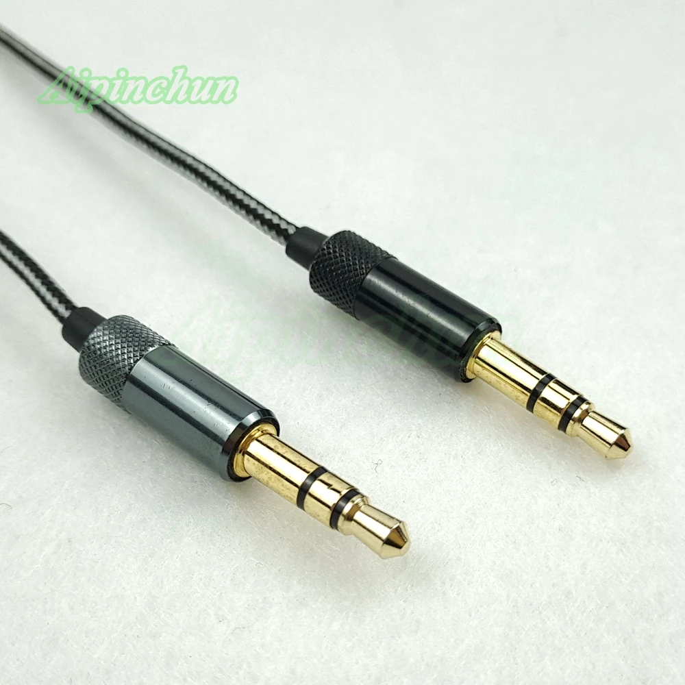 Aipinchun 3.5mm 3-Pole Jack DIY Earphone Cable Headphone Repair Replacement Wire Cord A35