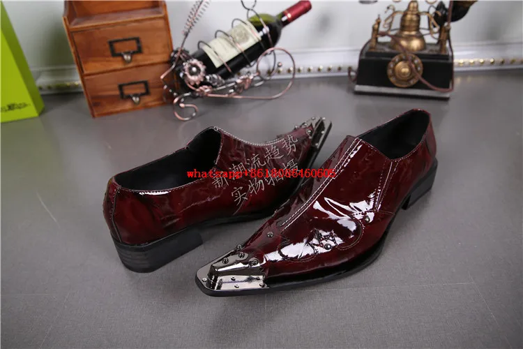 British Style Patent Genuine Leather Crocodile Skin Shoes Dress Wedding Formal Shoes classic Italian Mens Shoes Brands Size47