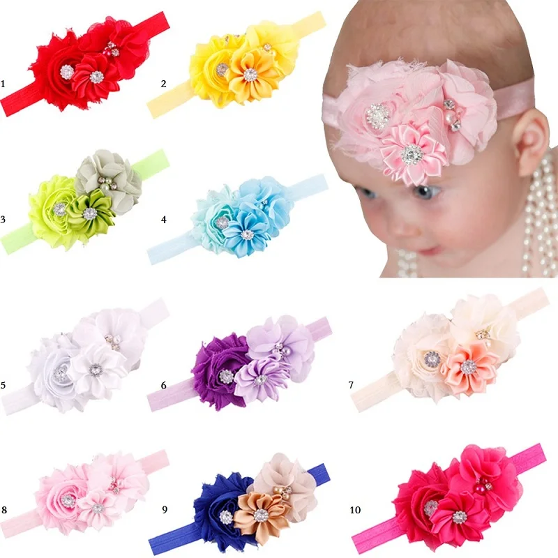 

2017 Fashion Baby Girl Hairband Newborn Headwear Children Tiaras Bandanas Princess Kids Hairs Combs Elastic Hair Bands Floral