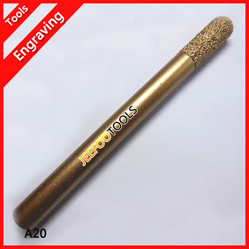 A20-8*8*20 3D Diamond Tools/ Carving Bits/Stone Engraving Tools/Router Bits Cutters/ Marble Machine