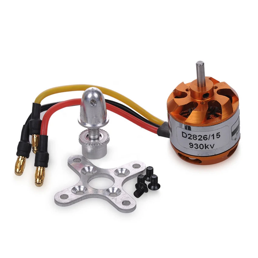 1 Set D2826-15 Brushless Motor 930KV 275W Mini DIY High Speed Motor For Fixed-Wing Aircraft Model, Four-Axis Flying Chess Model