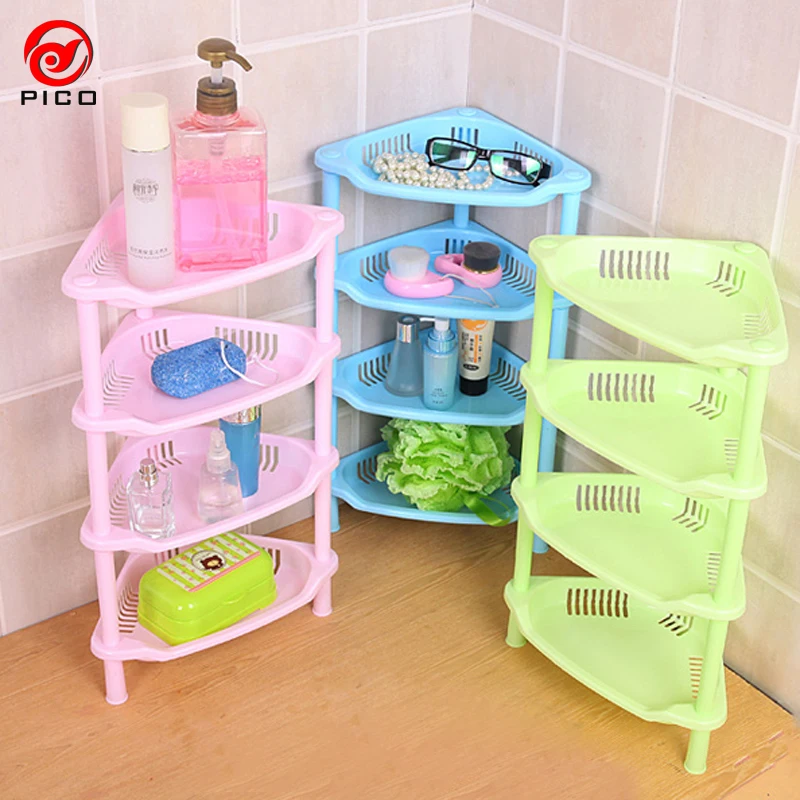 New Arrive Cute Four-Layer Mini living room Shelf Storage Rack hierarchical classification kitchen organizer dish rack ZL301