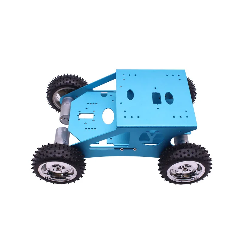 

Aluminum alloy 4WD intelligent car robot chassis DIY frame motorDiy Wheeled Robotic Car Chassis