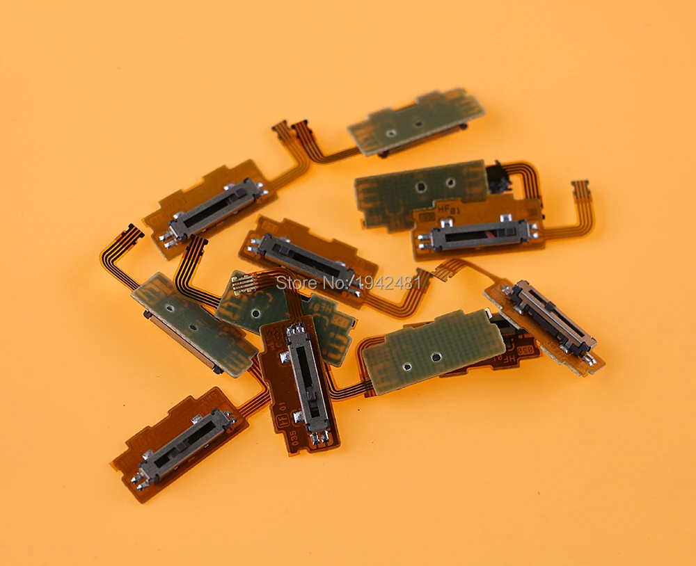 2 uds nuevo para Nintendo 3DS XL LLRreplacement volumen interruptor deslizante botón Flex Cable