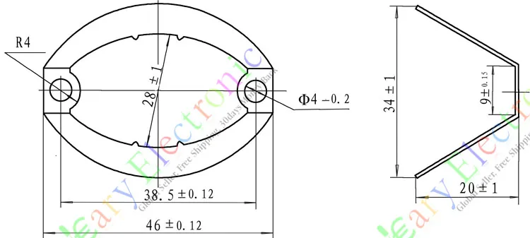 Großhandel und einzelhandel 8 stück 8pin Vakuumröhre Halter Buchse Ventil Clamp Für KT88 6L6 EL34 5881 GZ34 6V6 freies verschiffen